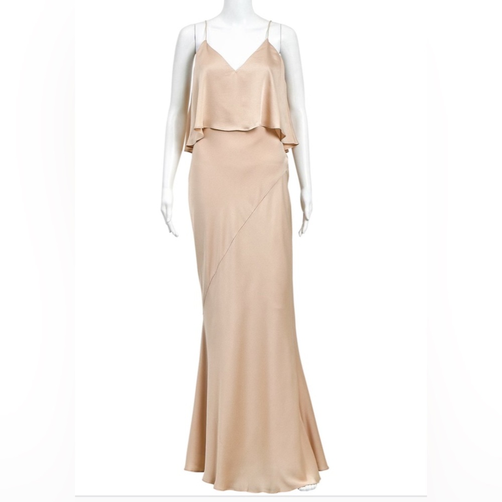 Shona Joy Long Formal Slip Dress (Wedding / Event / Bridal / Etc)